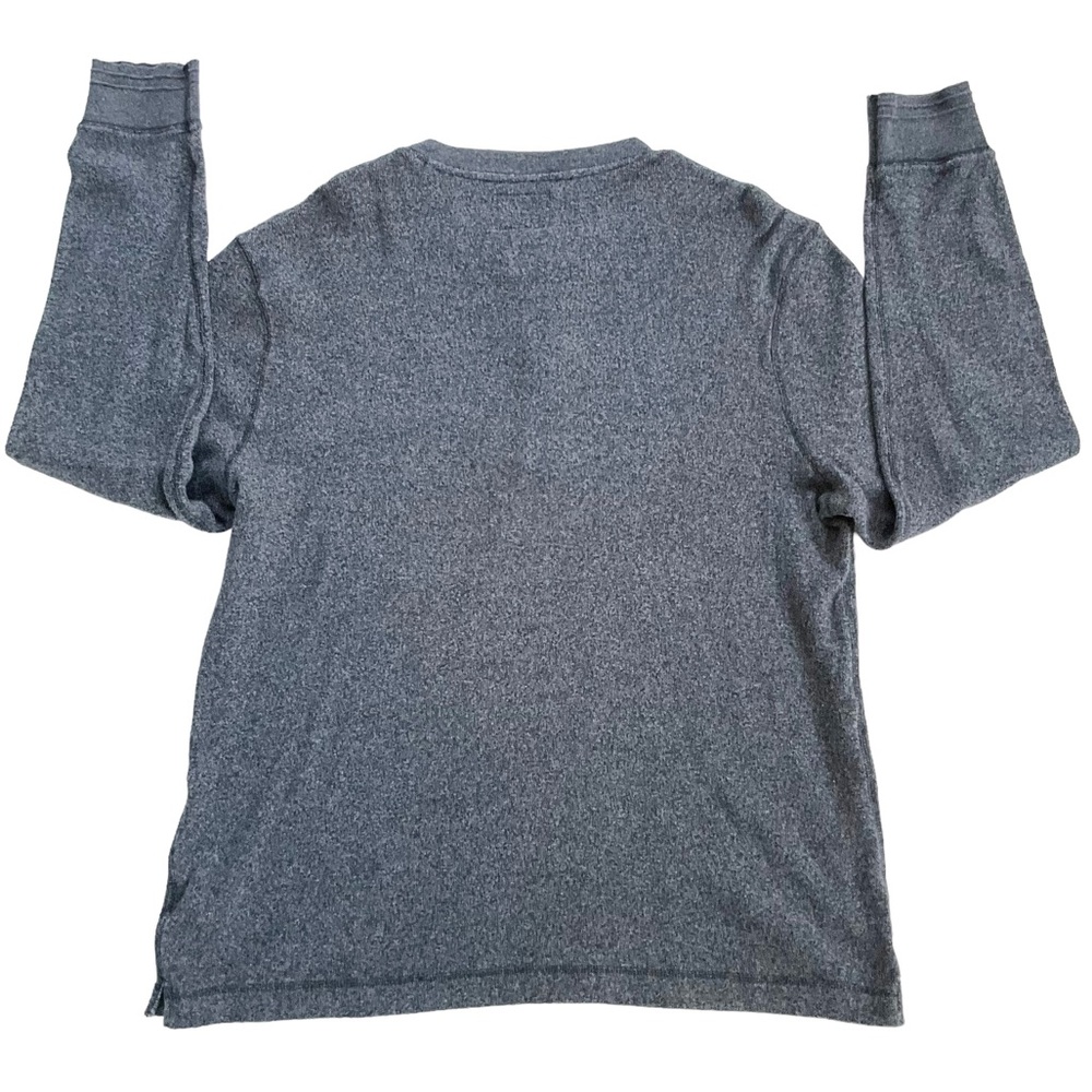 Roots Men’s Killarney Pepper Henley Shirt Grey Black Long Sleeve Top Siz… - Picture 5 of 16